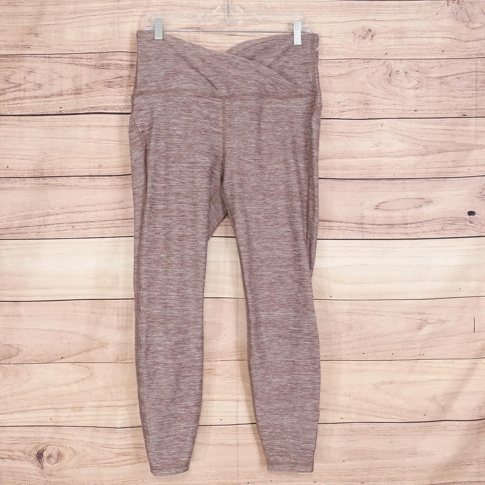 All In Motion Leggings Womens L Ankle High Rise Pockets Yoga Gym Stretch